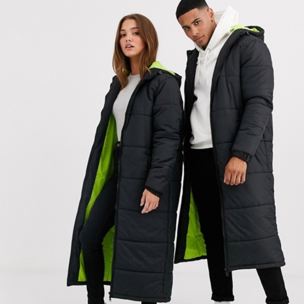Unisex long Asos Parka (like new)